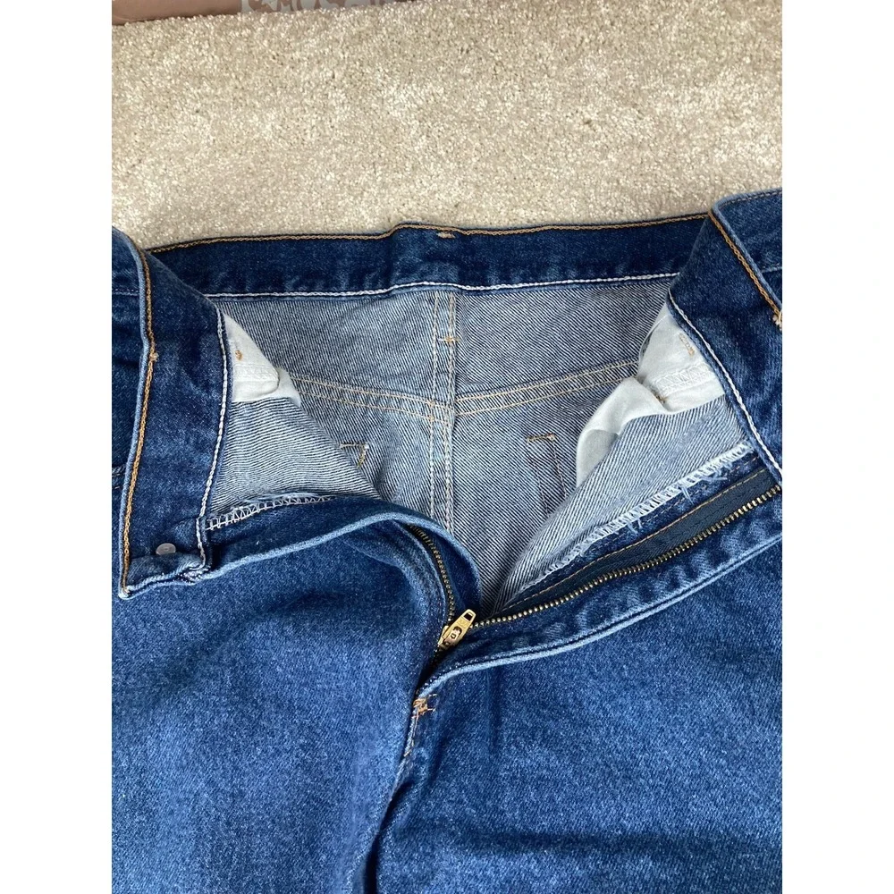 Rustler Jeans Denning Blue Straight Leg Regular Fit 100% Cotton Size 32x32